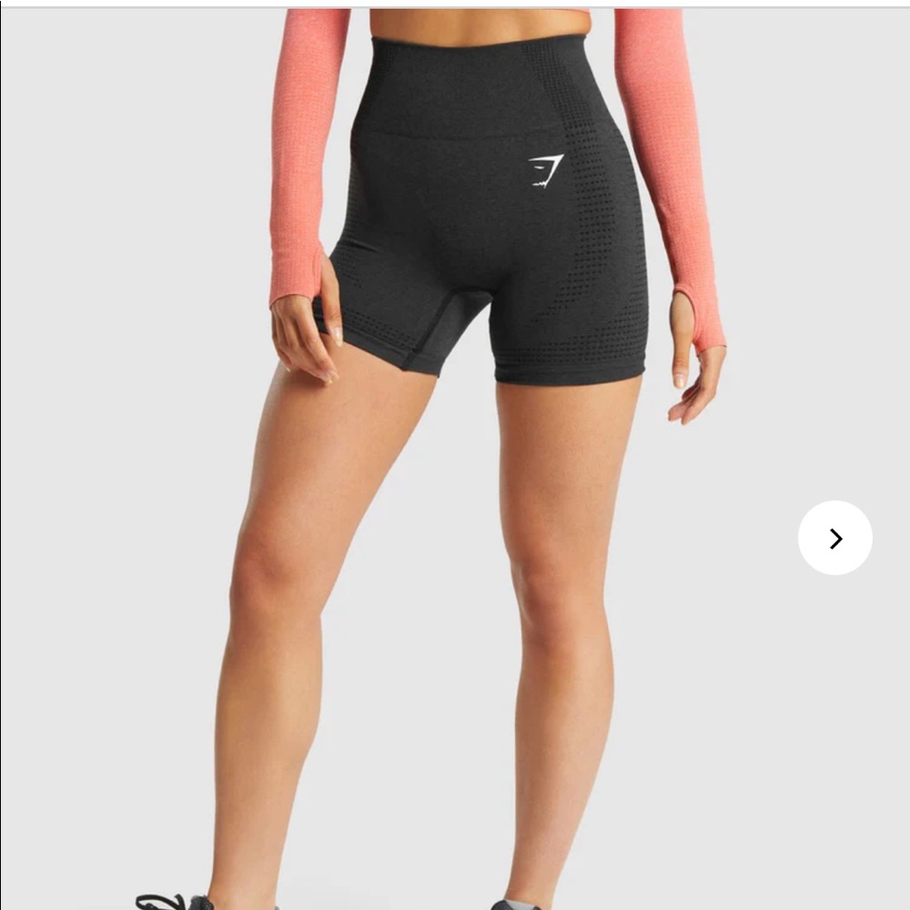 Gymshark Vital Seamless 2.0 Shorts Black Marl XS